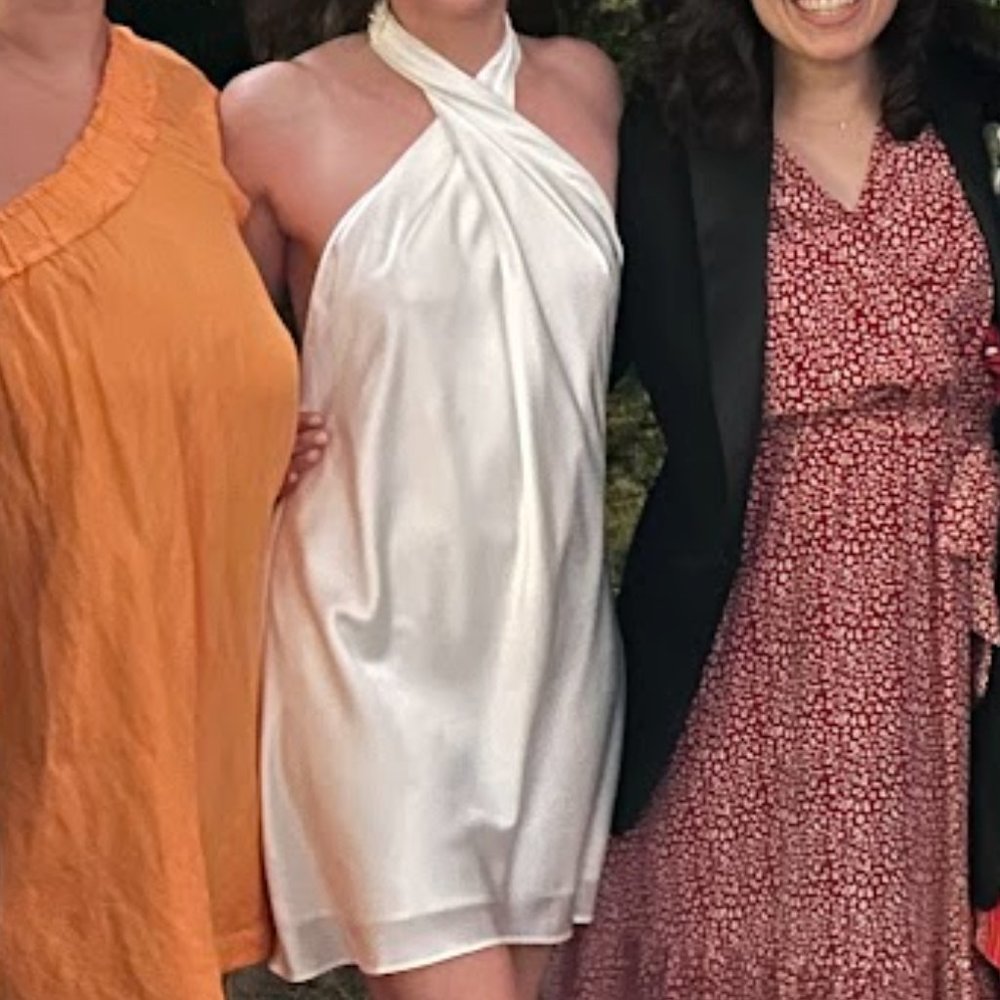 Show me your mumu Jasmine Halter Mini Dress White